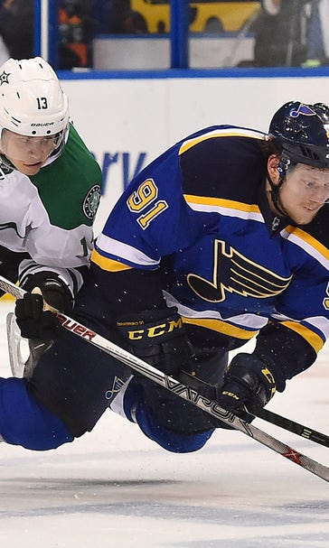 Blues' early mishaps lead to 3-2 victory by Stars in Game 6